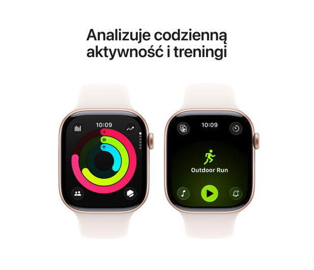 APPLE Watch Series 11 GPS 42mm Aluminiowa koperta (różowe złoto)/ Sportowy pasek (łagodny róż) - rozmiar S/M - 1362399 - zdjęcie 4